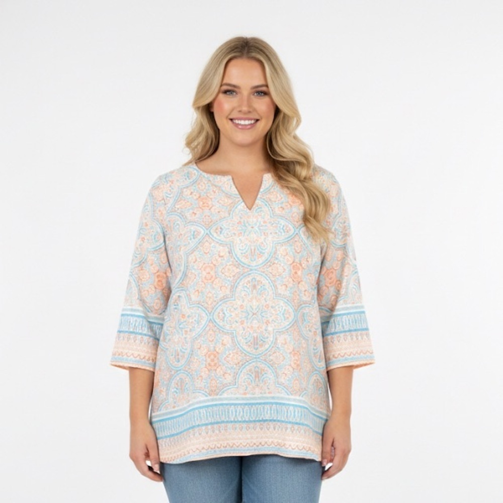 Violet & Claire boho top size 1X